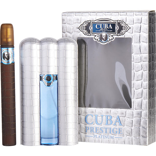 Cuba Prestige Platinum Eau De Toilette Spray 3 oz & Eau De Toilette Spray 1.17 oz - Үнэртэй ус