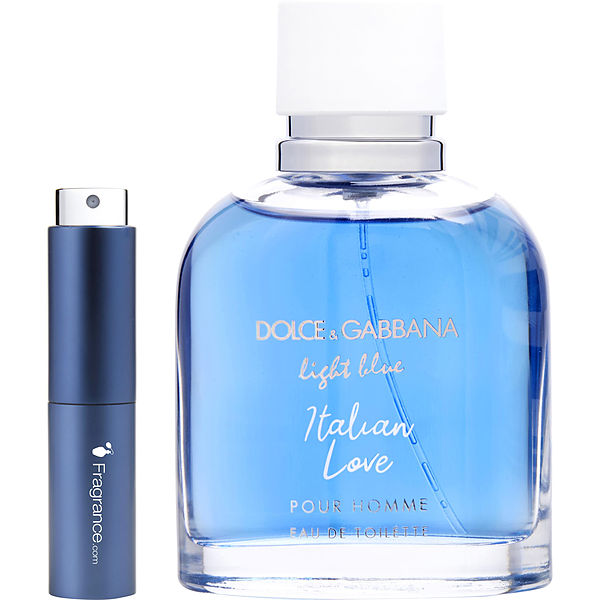 Dolce & Gabbana D & G Light Blue Italian Love Eau De Toilette Spray 0.27 oz Travel Spray - Үнэртэй ус