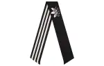 GUCCI X Adidas Striped Silk Neck Bow