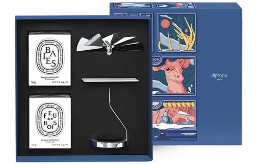 Diptyque Limited Edition Carousel Aromatherapy Candle Clothing Sets 70g*2/2021 Running Lights