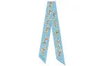 Hermès Pre Owned 1920 Chevaux En Liberte Twilly Scarf