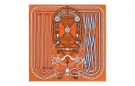 HERMES Scarves Women's Caramel
