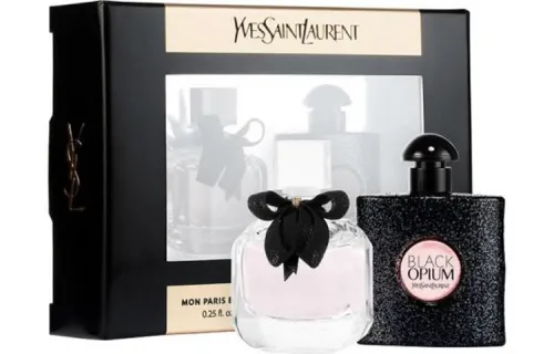 SAINT LAURENT Perfume Sample Set Reverse Paris+Black Aopai Perfume, Long Lasting Fragrance Eau De Parfum 7.5ml+7.5ml