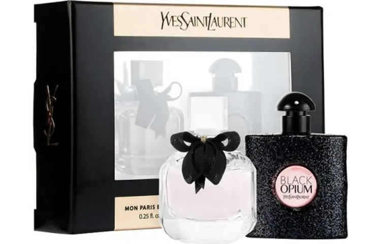 SAINT LAURENT Perfume Sample Set Reverse Paris+Black Aopai Perfume, Long Lasting Fragrance Eau De Parfum 7.5ml+7.5ml