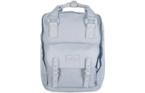 Doughnut Nylon Fabric Backpack Regular Unisex Blue Lotus