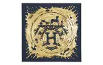 HERMES Scarves Unisex Blue