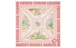 GUCCI Floral-print Silk Scarf