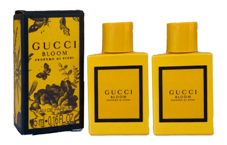 GUCCI Sample Size Flower Joy Dreamy Perfume Sample, Floral Scent Family Eau De Parfum EDP 5ml/5ml*2