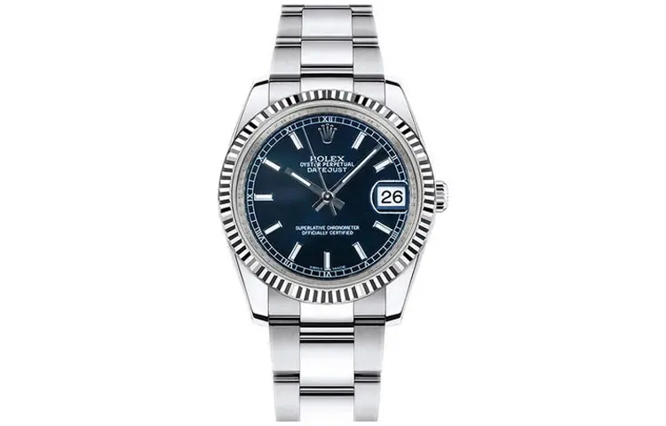 ROLEX Datejust Collection Automatic Mechanical Movement Women's Watch 31mm Blue Dial