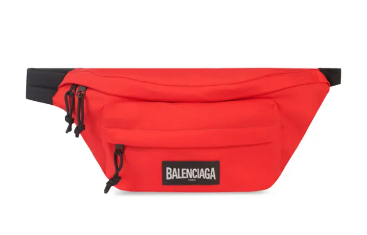 Balenciaga Nylon Fanny Pack Extra Large Men's Red