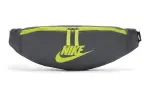 Nike Heritage Polyester Sling Bag, Fanny Pack Regular Unisex Gray Yellow Green