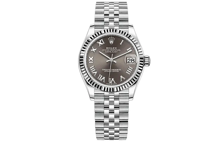 ROLEX Datejust Collection Automatic Mechanical Movement Women's Watch 31mm Gray Dial