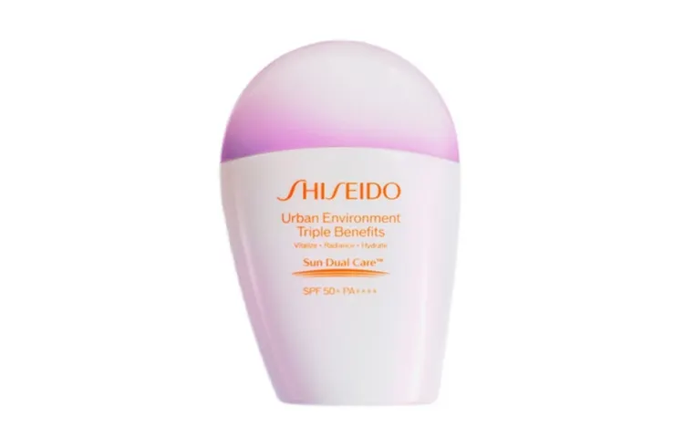 Shiseido, waterproof brightening moisturizing sun protection cream, UF-protection, skin tone brightening, long-term effect, SPF50, 30 ml, 50 ml