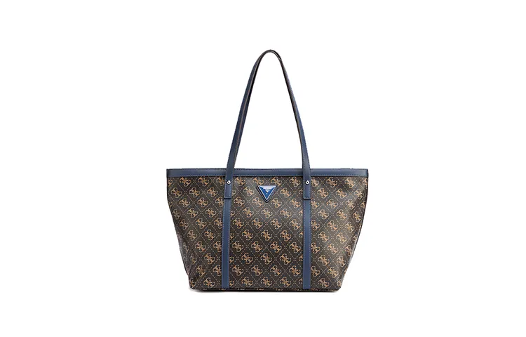 GUESS Pu Fashion Tote Bag, Shopping Bag, Shoulder Bag Regular Women's Black