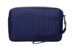 Bottega Veneta Leather Clutch Unisex Blue