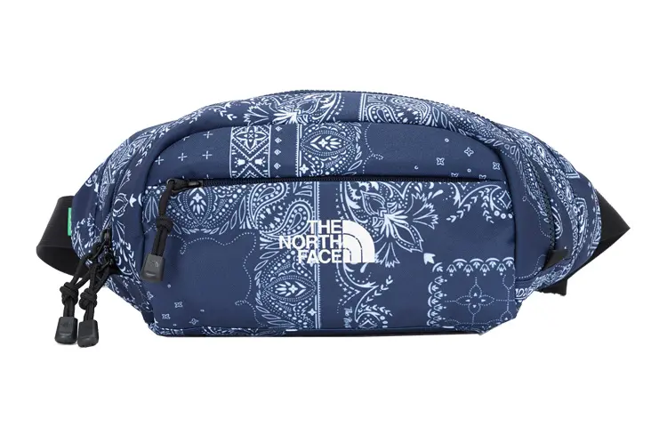 THE NORTH FACE 4.8L Crossbody Bag, Sling Bag, Fanny Pack, Outdoor Bag Polyester With Polyurethane Blue Unisex