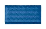 Bottega Veneta Cow Leather Wallet Men's Sapphire Blue