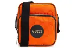 GUCCI Nylon Off The Grid Messenger Bag Orange