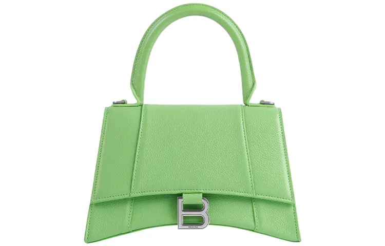 Balenciaga Cow Leather Handbag Small Women's Green