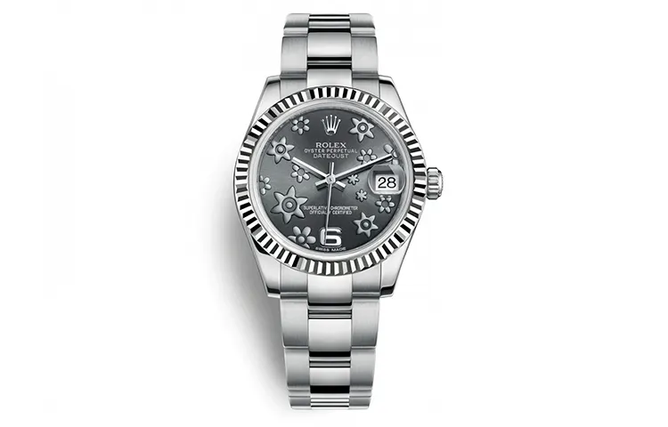 ROLEX Datejust Collection Automatic Mechanical Movement Women's Watch 31mm Gray Dial