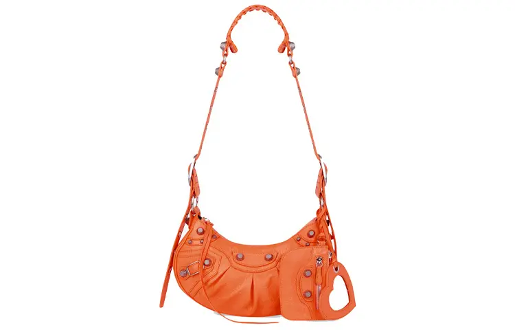 Balenciaga Year Of The Tiger Le Cagole Shoulder Bag Xs Orange