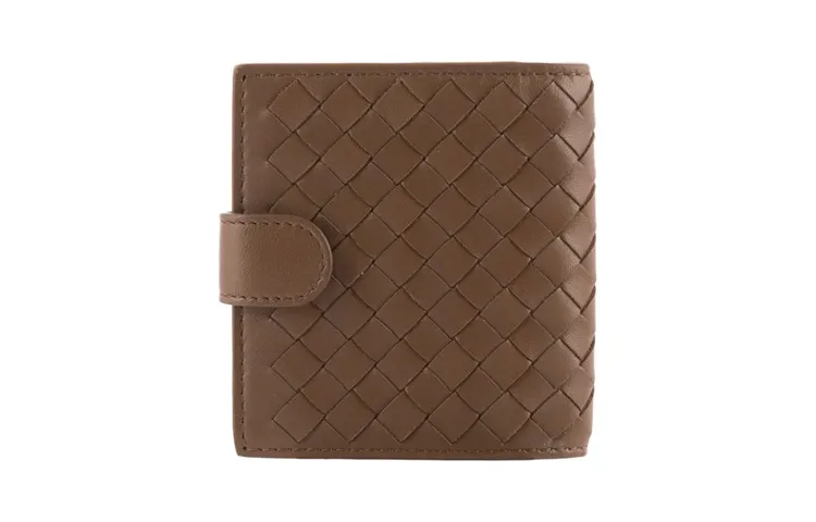 Bottega Veneta Leather Wallet Women's Brown