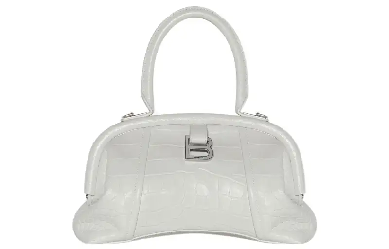 Balenciaga Calfskin Shoulder Bag Women's White
