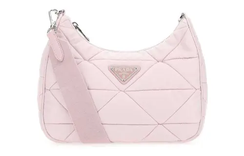 PRADA Nylon Fabric Shoulder Bag, Crossbody Bag Women's Pink