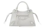 Balenciaga Calfskin Handbag Mini Women's White