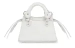 Balenciaga Neo Classic Grain Embossed Cow Leather Coin Purse Biker Bag, Handbag, Shoulder Bag, Crossbody Bag Mini