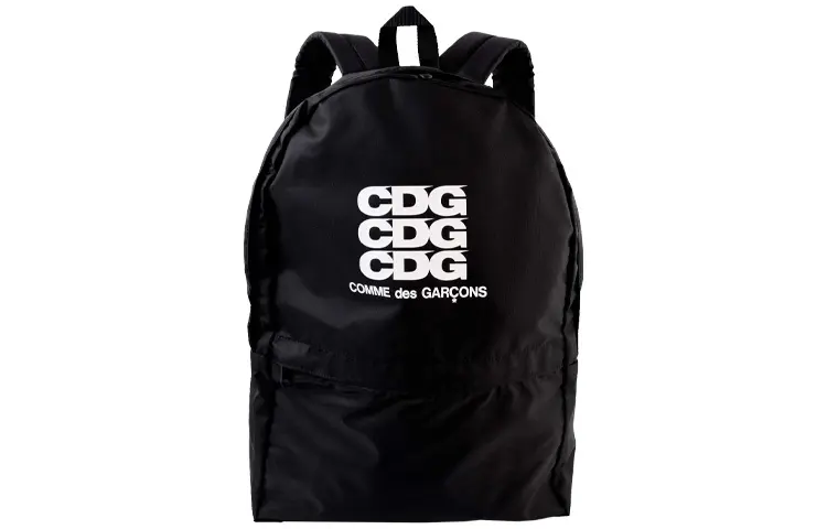 CDG Polyester Backpack Regular Men's Black