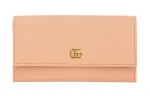 GUCCI Marmont Leather Wallet, Crossbody Bag, Shoulder Bag Women's Pink