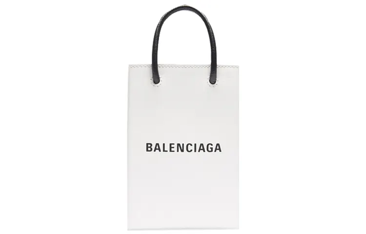 Balenciaga Shopping Phone Holder Tote Bag