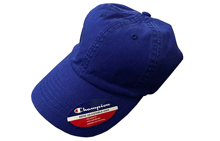 Champion Baseball Caps Unisex Royal Blue