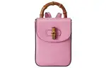 GUCCI Leather Backpack Mini Women's Pink