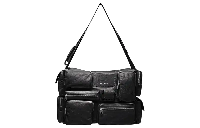 Balenciaga Superbusy Large Sling Bag Black