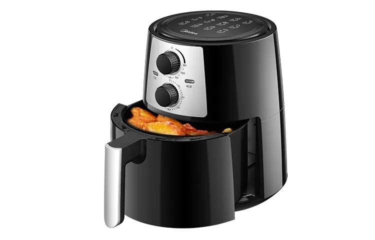 Midea air fryer household double knob hot air circulation oil-free low-fat MF-KZ42E101