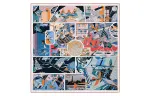 HERMES Carre Silk Scarf Women's Blue