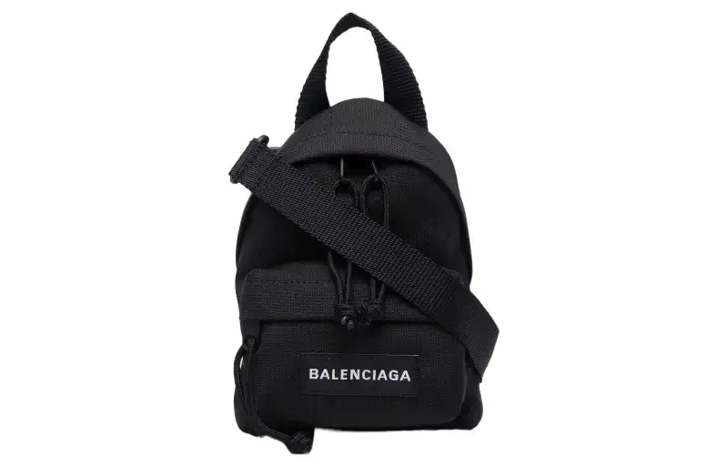 Balenciaga Explorer Fabric Small Backpack, Handbag, Crossbody Bag Mini Men's Black