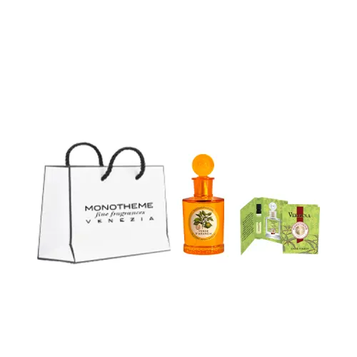 MONOTHEME MAVIVE M Perfume Sets Box Long Lasting Fragrance EDT Large Orange Green Orange 100ml+Lemon Verbena 2ml