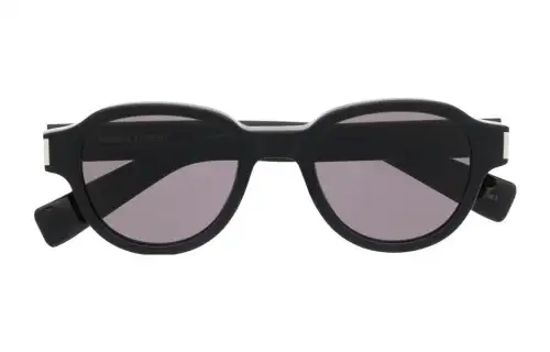 SAINT LAURENT Round Frame Acetate Sunglasses