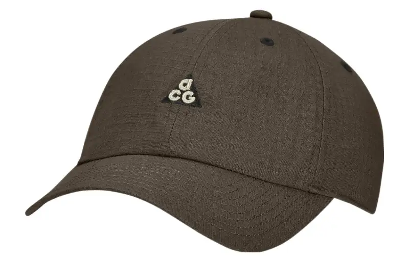 Nike Cotton Baseball Caps Unisex Brown