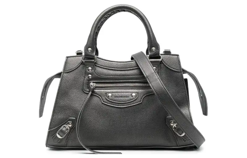 Balenciaga Neo Classic Calfskin Shoulder Bag, Crossbody Bag, Handbag Women's Bronze Gray