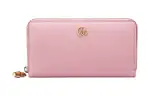GUCCI Bamboo Leather Wallet Women's Pink