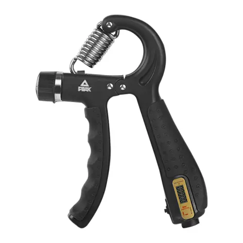 Peak Professional Hand Strength Training Arm Strength Bar Counting Adjustable Finger Strength Training Equipment Grip Strengthener Same Style for Men and Women