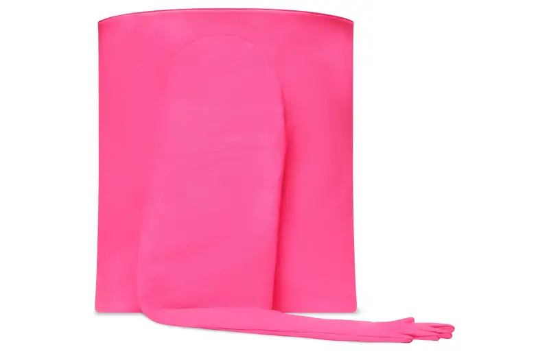 Balenciaga Glove Smoothing Cow Leather Tote Bag, Shopping Bag, Handbag Large Women's Pink