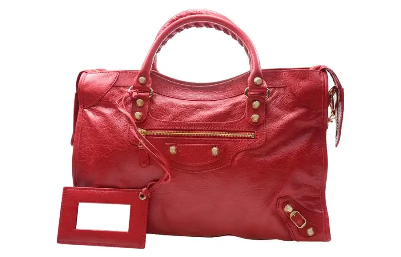 Balenciaga Sheepskin One Shoulder Handbag Regular Women's Red