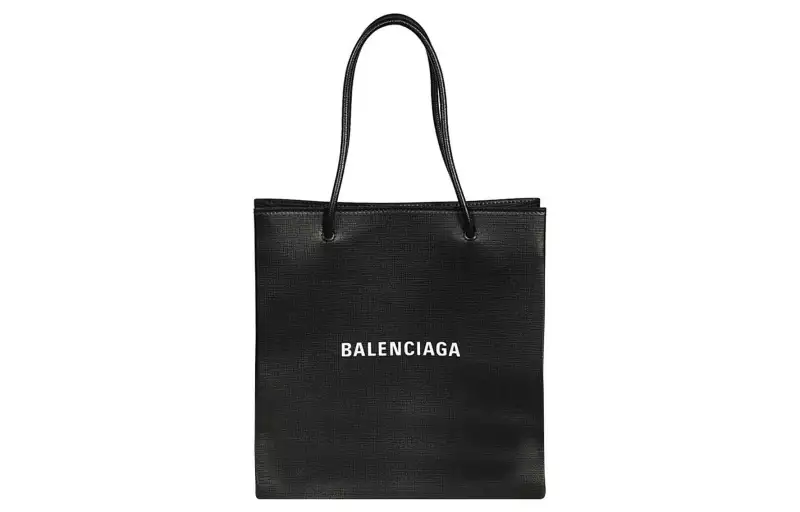 Balenciaga Calfskin Tote Bag, Shopping Bag, Shoulder Bag, Handbag Regular Women's Black