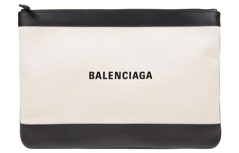 Balenciaga Canvas Bag Clutch Women's White