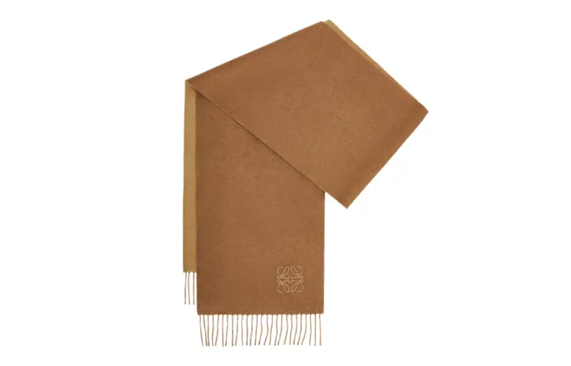 LOEWE Knit Scarves Women's Brown